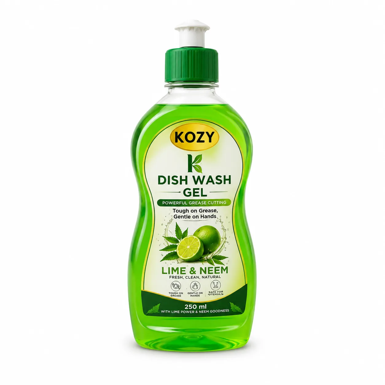 Kozy Lime and Neem Dish Wash Gel